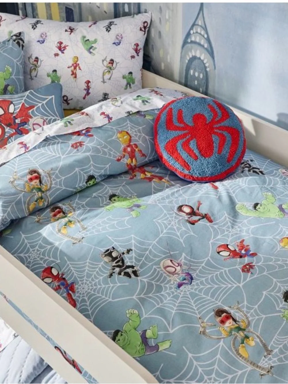 NWT Pottery Barn Kids Spidey and his amazing friends Duvet Cover | Cover Only